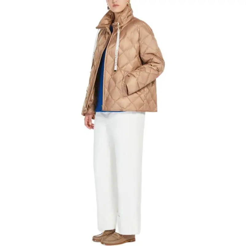 MaxMara Pisoft Padded Zip Up Drawstring Jacket-5