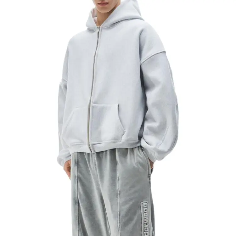 Alexander Wang FW24 Knitted Sports Pants Unisex Charcoal Gray-4
