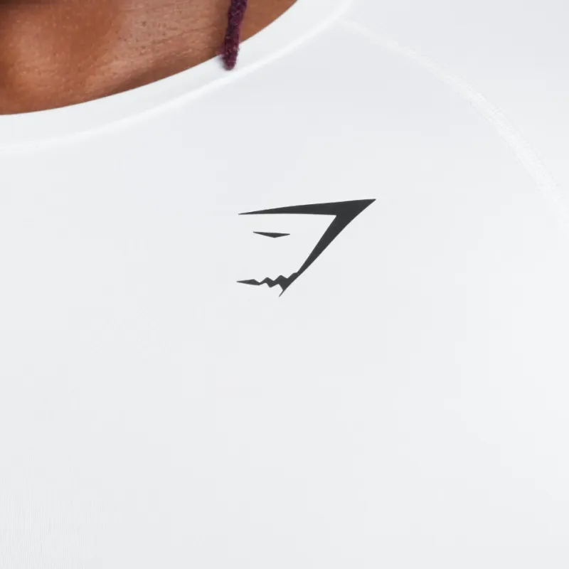 GYMSHARK T Shirts Men White-2