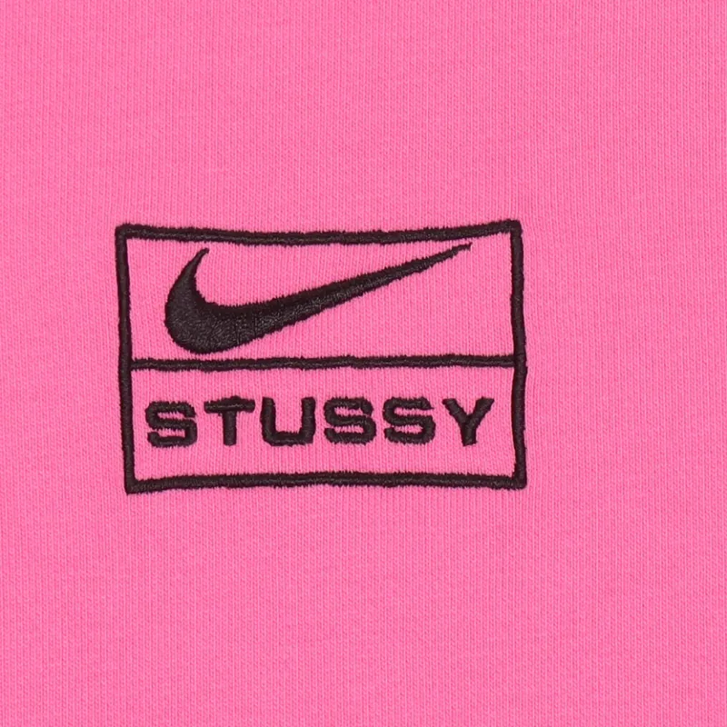 Nike x Stussy Sweatshirt Asia Version Unisex Pink-3
