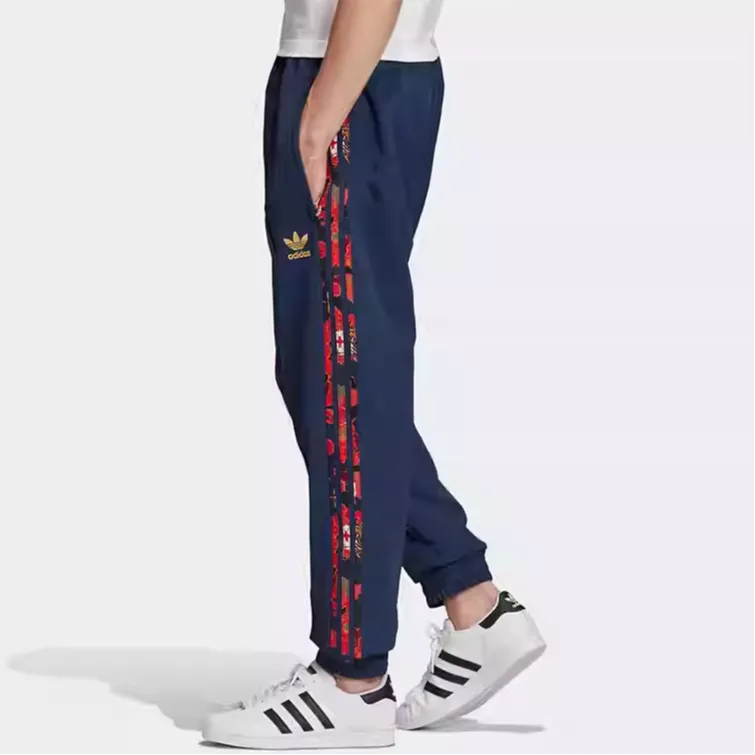 Adidas Originals CNY Cargo Pants Casual Pants Men's College Navy/Multicolor/Gold-3