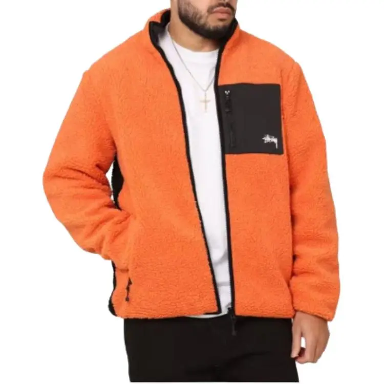 Stussy 8 Ball Sherpa Reversible Jacket-2