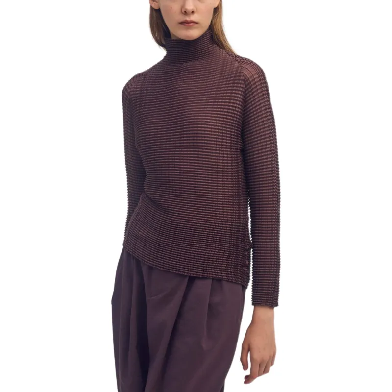 ISSEY MIYAKE Wooly Pleats Top-2