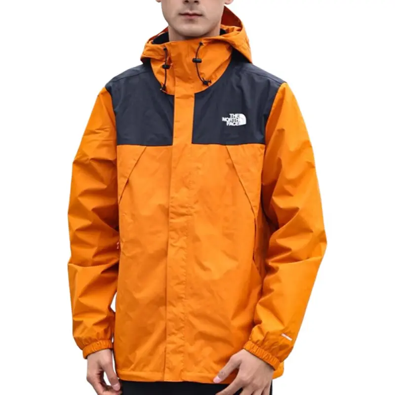 THE NORTH FACE City Outdoor Collection Waterproof, Windproof, And Breathable Windbreaker Jacket Men's Orange-2