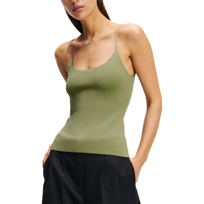 KARL LAGERFELD / Karl Lagerfeld Jeans Knitted Tank Top-3
