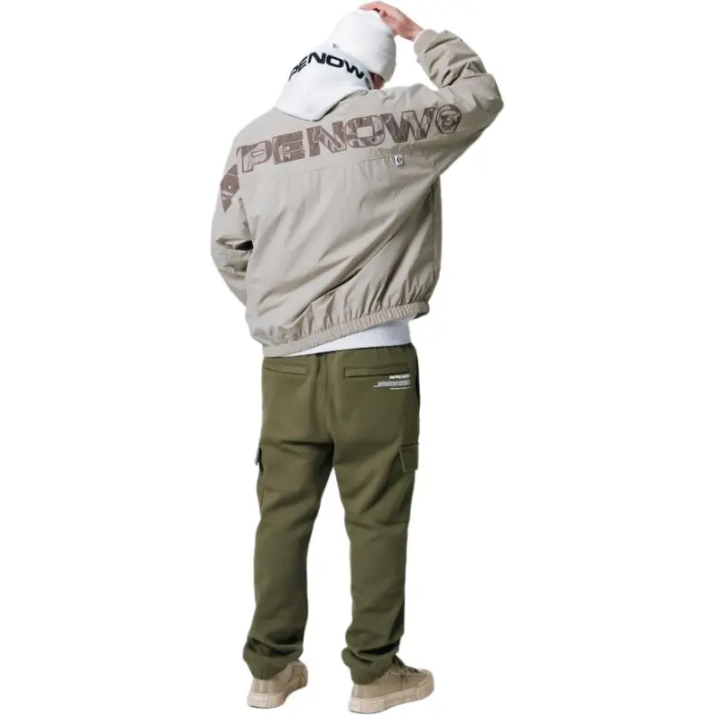 Aape Logo patch Cargo Track Pants-5