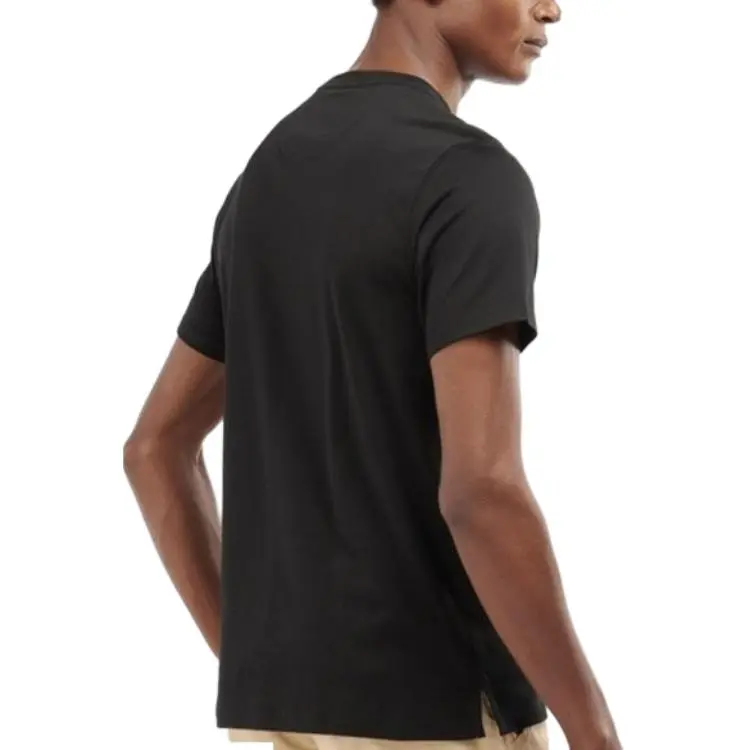 BARBOUR SS24 T Shirt Men's Black-4