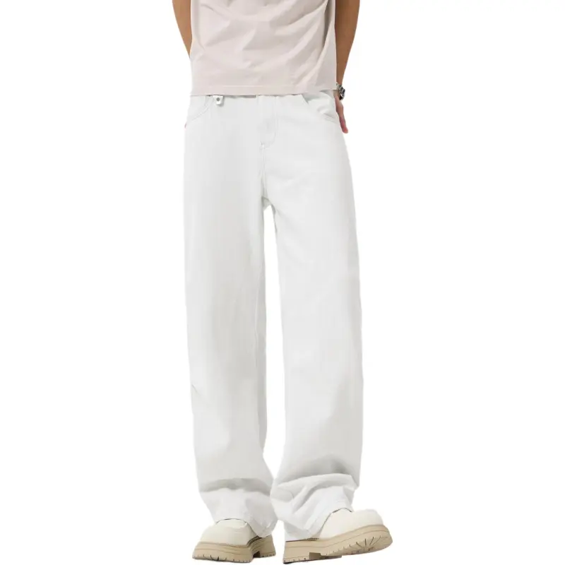 SNOW FLYING Jeans Unisex White-2