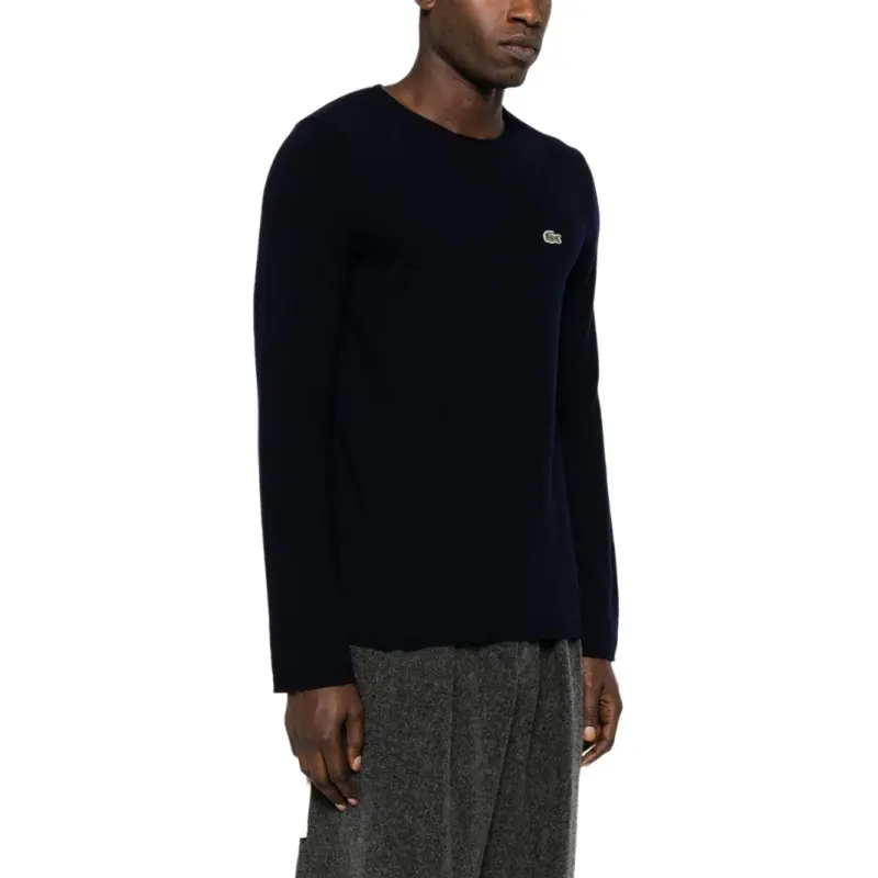 Comme Des Garçons Shirt X Lacoste Crewneck Knitted Jumper-3