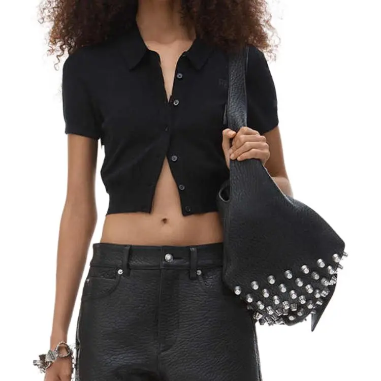 Alexander Wang Logo embroidered Top-4