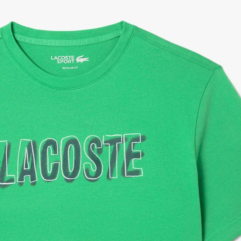 LACOSTE T Shirts Men Green-3