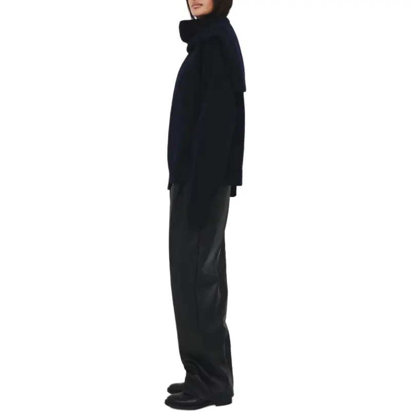 The. Garment FW24 Sweater Women's Midnight Blue-2