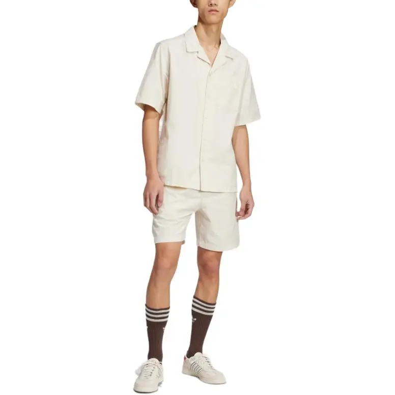 Adidas Essentials Seersucker Short Sleeve Shirt-3