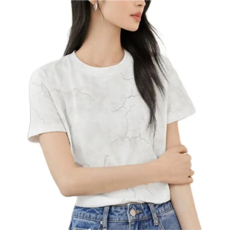 DIALOGUE T Shirt Women's Cream White-3