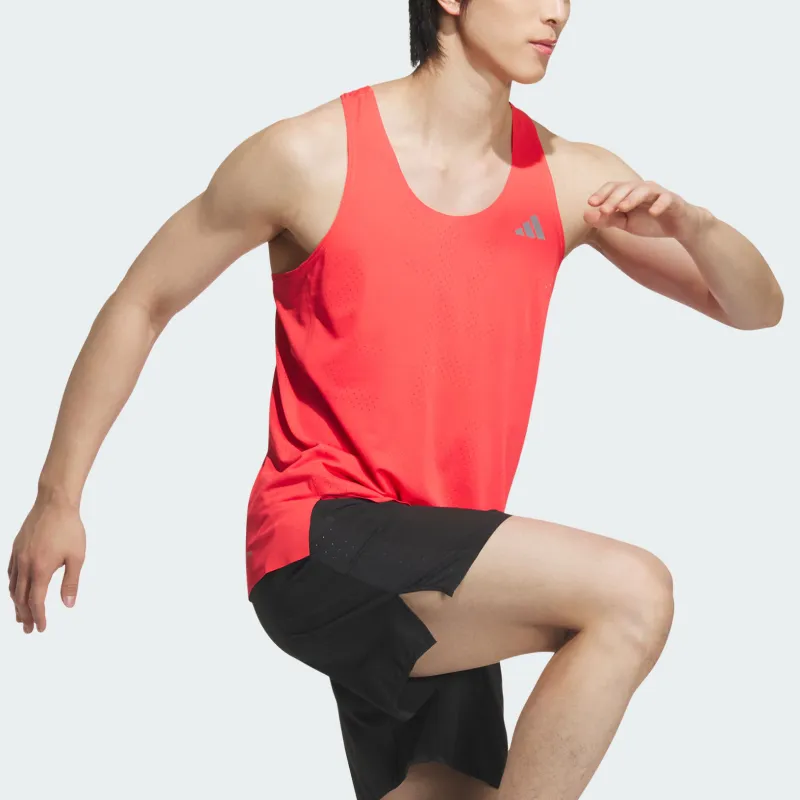 Adidas Climacool Tank Tops Unisex Bright Red/Dark Silver Gray-3