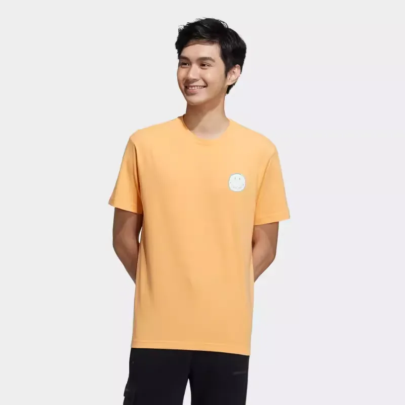 Adidas Neo T Shirt Men's Orange Yellow-2