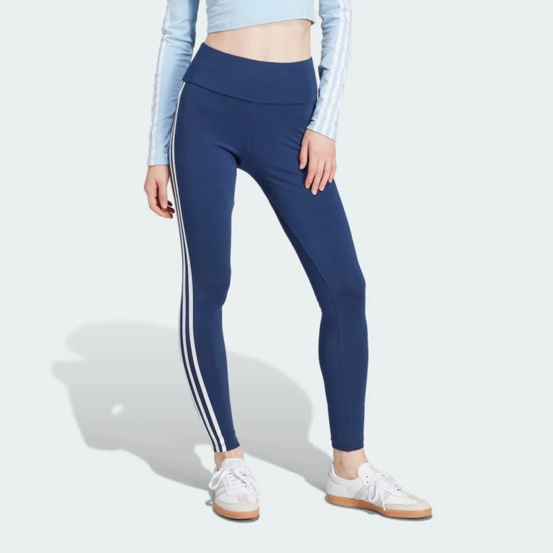 Adidas Women's 3 Stripes Leggings Night Indigo-1