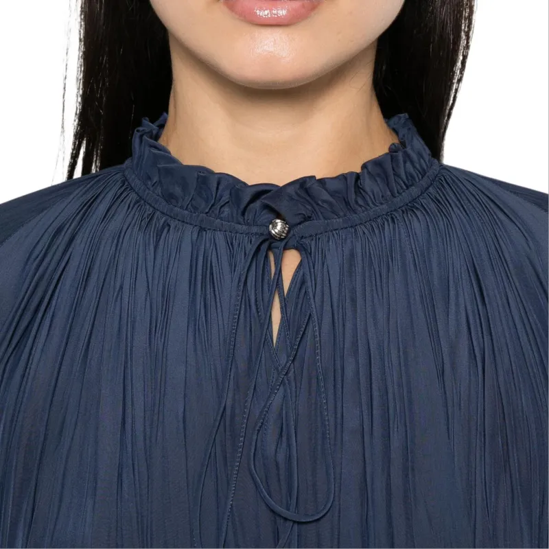 Lanvin Ruffled Belted Mini Dress-4