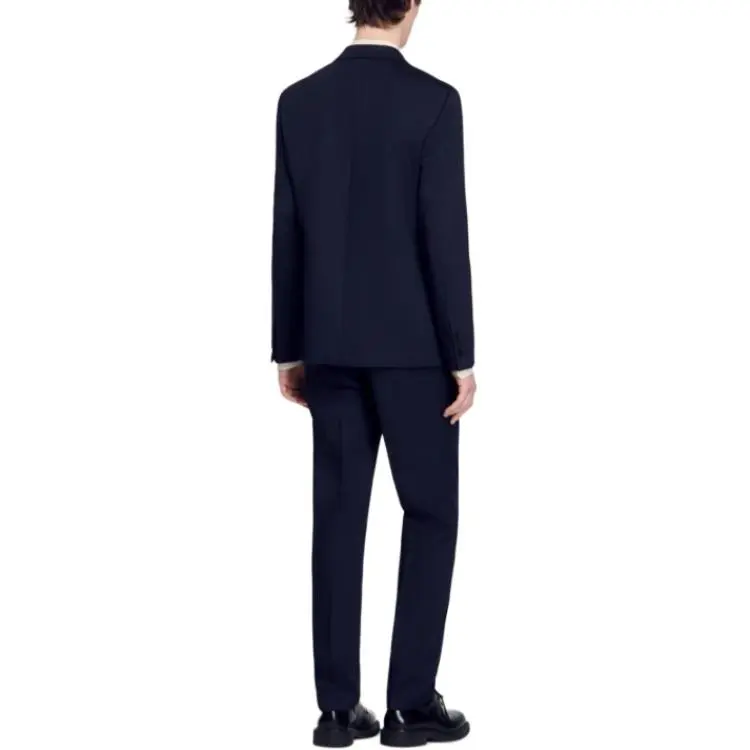 Sandro Micro Tweed print Blazer-3