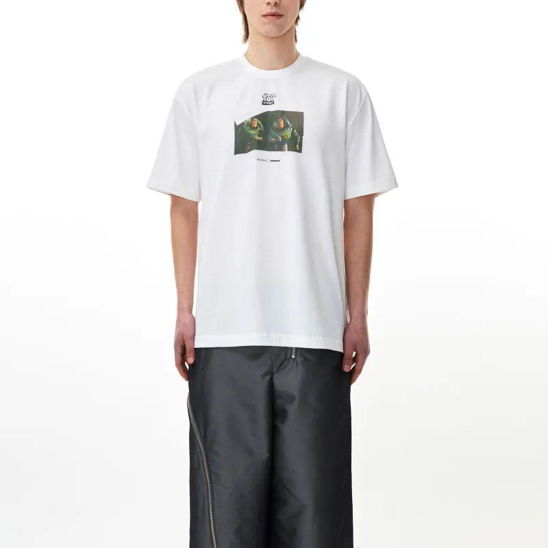 Disney X ADER ERROR Disney/Disney Co branded Model T Shirts Unisex Ecru-2