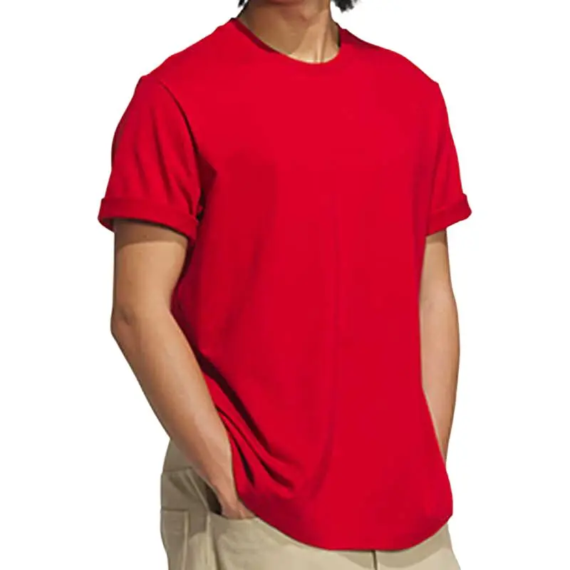 Adidas T Shirts Men Red-2