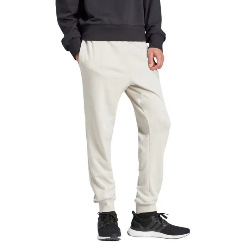 Adidas ESSENTIALSSportswear FW24 Cozy French Terry Joggers Athletic Trousers Men's Marvelous Aluminum Oxide/White-2