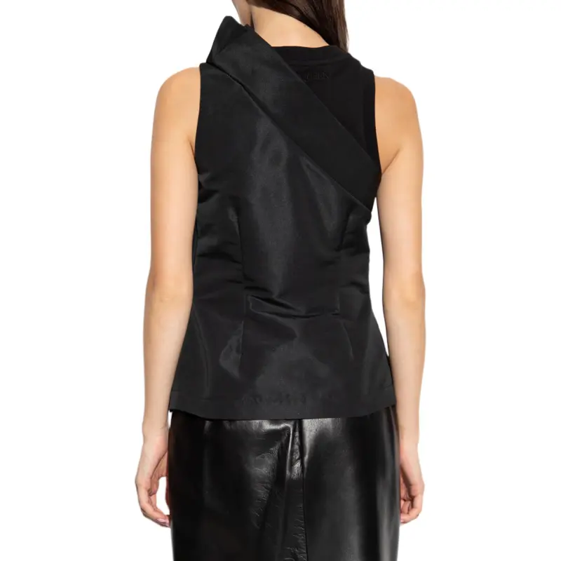 Alexander McQueen Asymmetric Detailed Sleeveless Top-2