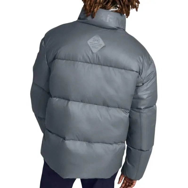 Under Armour Down Jacket Men's Gray Shopping Bag Included-3