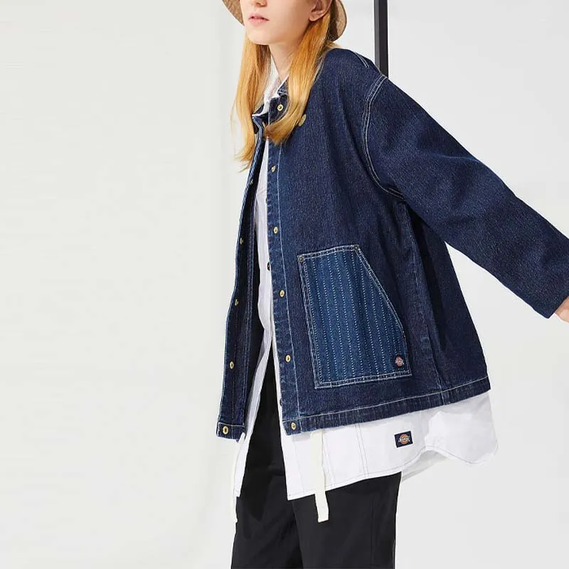 Dickies Denim Jackets Women's Blue-2