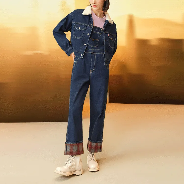 Levi's Denim Jacket Women's Dark Blue-2