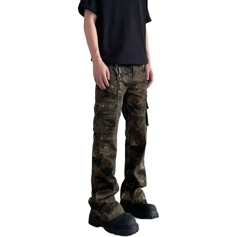 Concubine Zhu Jeans Unisex Camouflage-3
