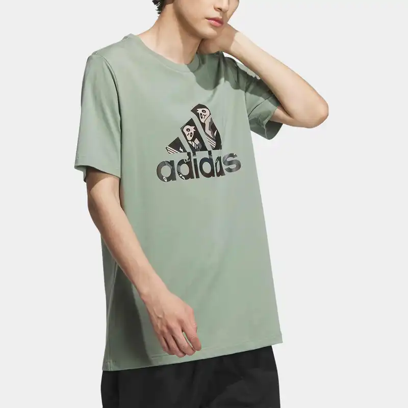 Adidas T Shirt Men's Dusty Green-1