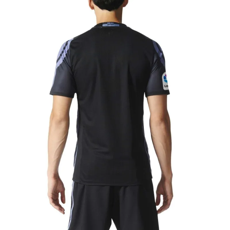 Adidas Real Madrid Mens 3rd Soccer Jersey Real Madrid 2016 17 Season Second Away Fan Edition Jersey Unisex Black-3