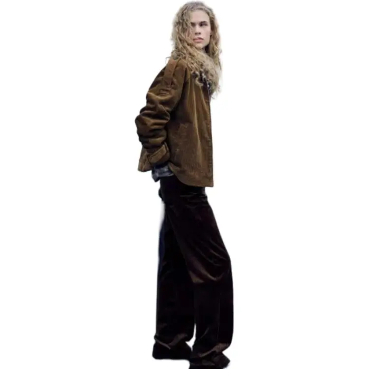 ZARA Jackets Coats Women's Brown-2
