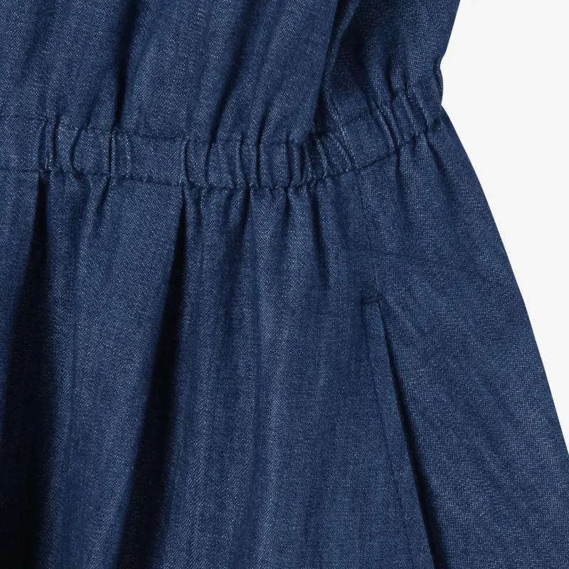 LACOSTE Short-Sleeved Dresses Women's Blue-2