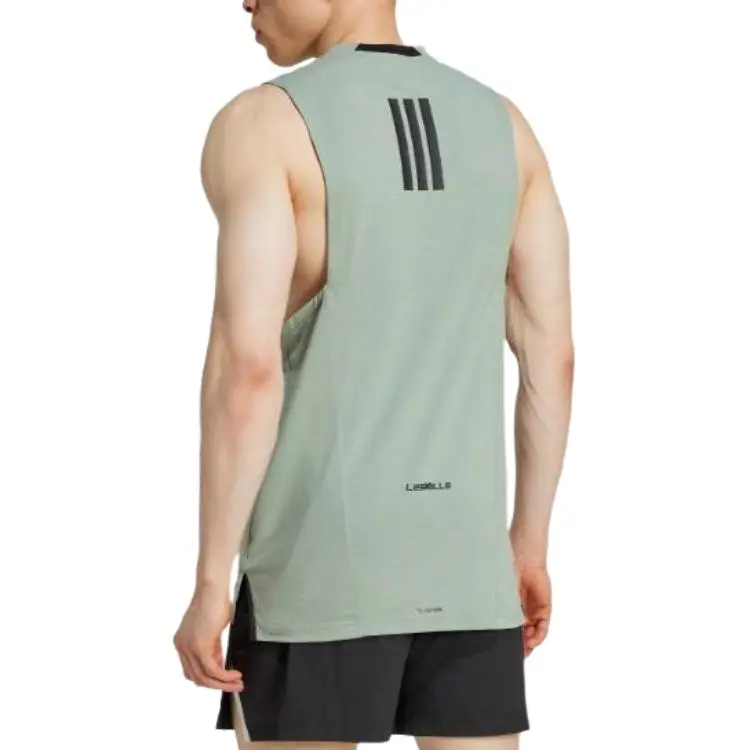 Adidas LES MILLS Tank Tops Men's Green-1