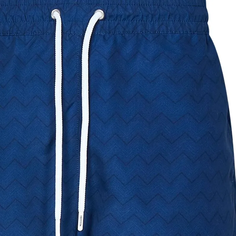 MISSONI Zigzag Patterned Drawstring Swim Shorts-4