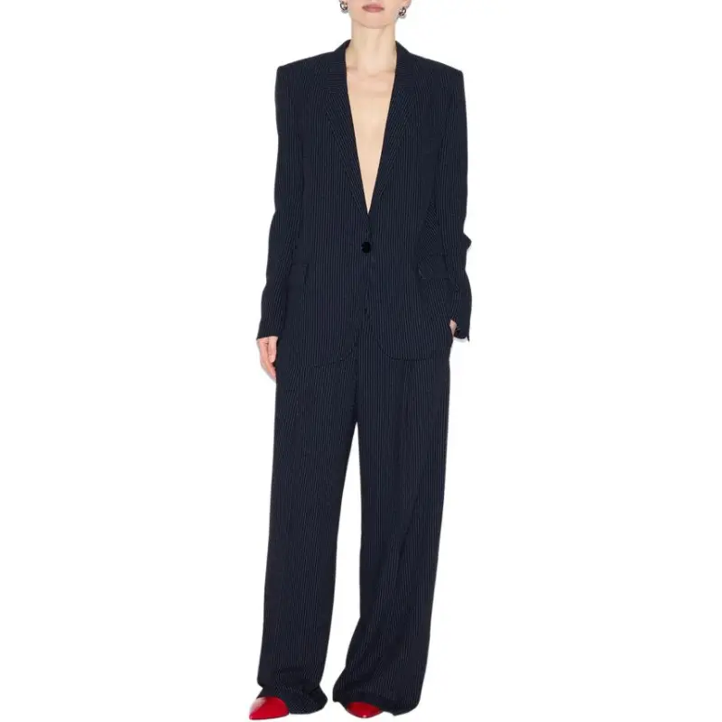 ISABEL MARANT Romina High Waist Wide Leg Pants-2