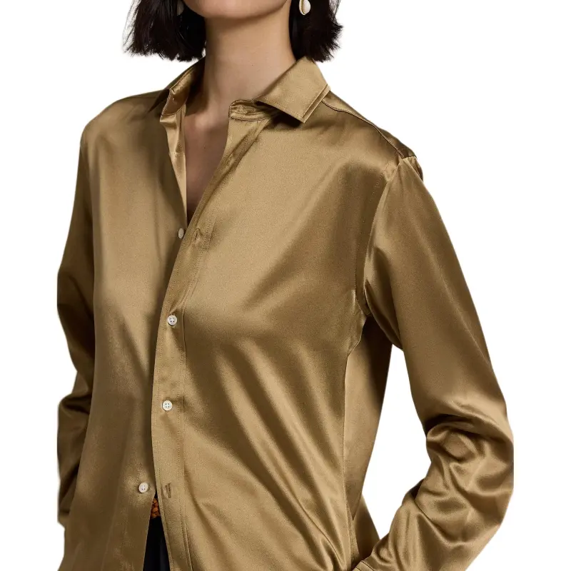 Polo Ralph Lauren Satin Charmeuse Shirt-4