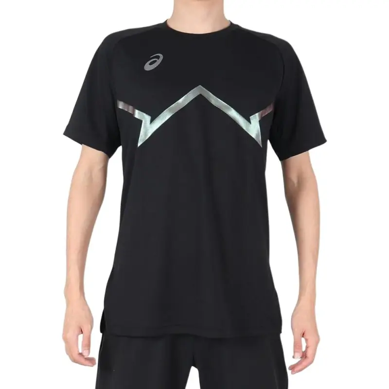 Asics T Shirts Men Black-1