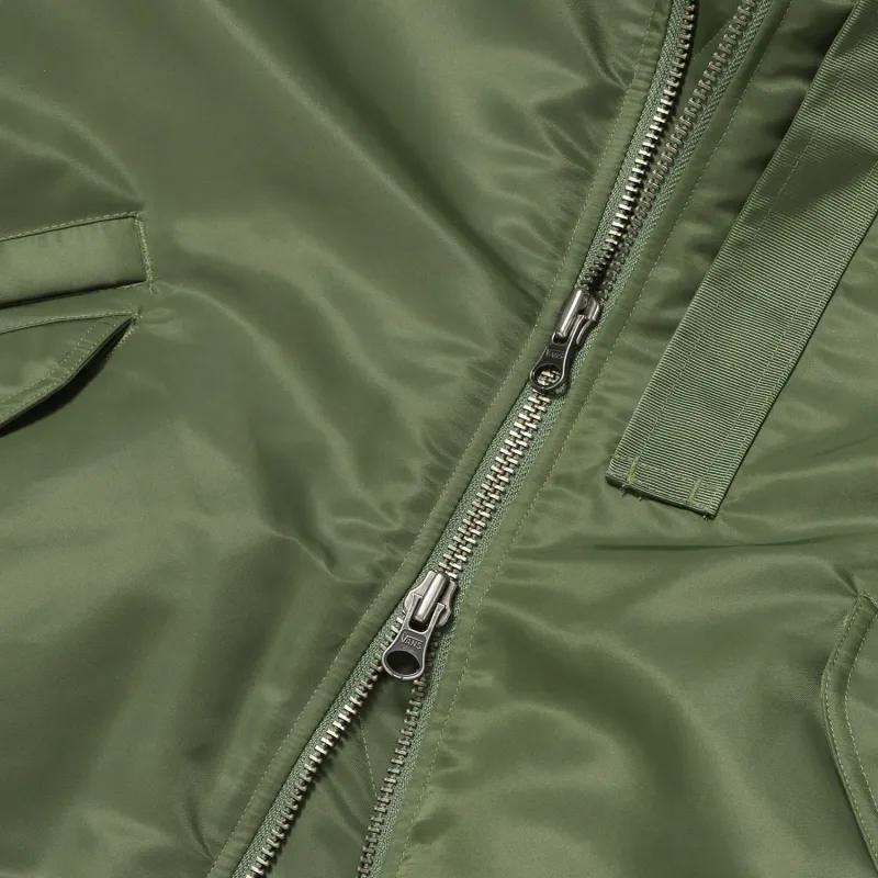 Vans TOKYO DESIGN COLLECTIVEMTE MA 1 FW24 Jacket Unisex Bronze Green-4