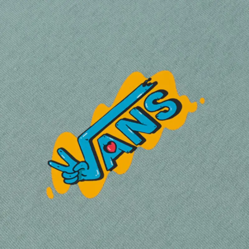 Vans Set-in Sleeve T-Shirt Unisex Green-2