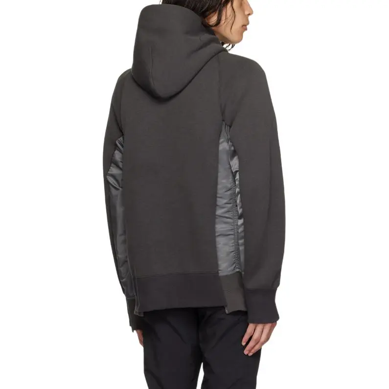Sacai X Sponge Sweat Panelled Hoodie-4