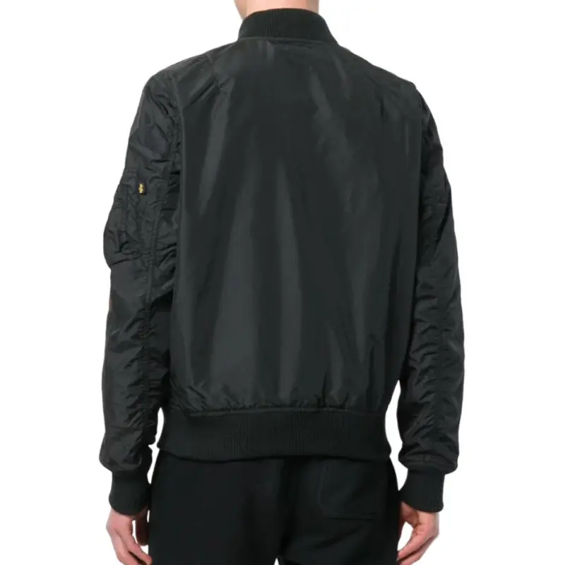 Alpha Industries Zipped Bomber Jacket-4