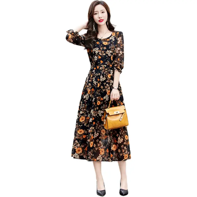 Fele.d Long Sleeved Dress Women's-3