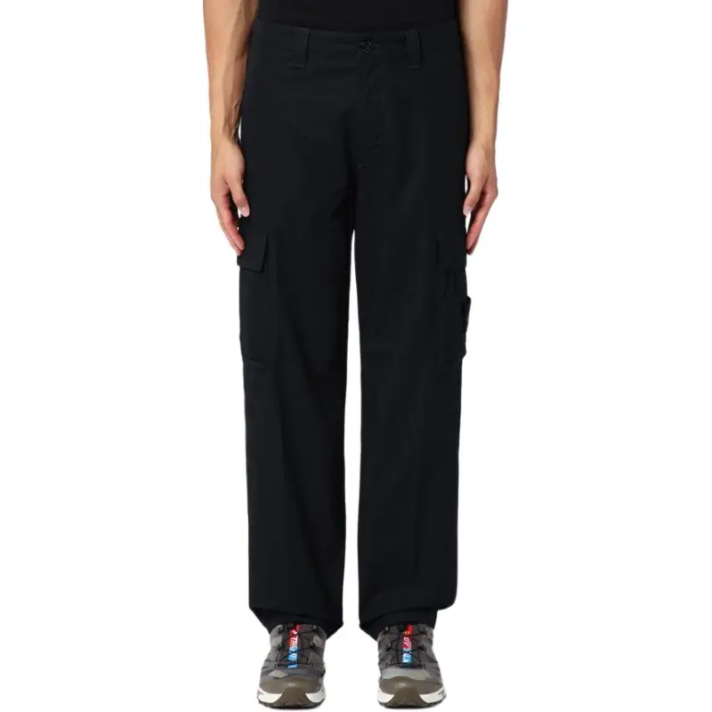 STONE ISLAND Logo Patch Cargo Trousers-3