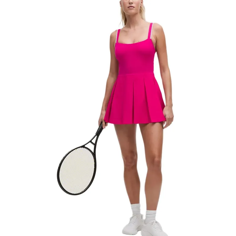 Lululemon Box Pleat Short Lined Tennis Dress Slip Dresses Women's-1