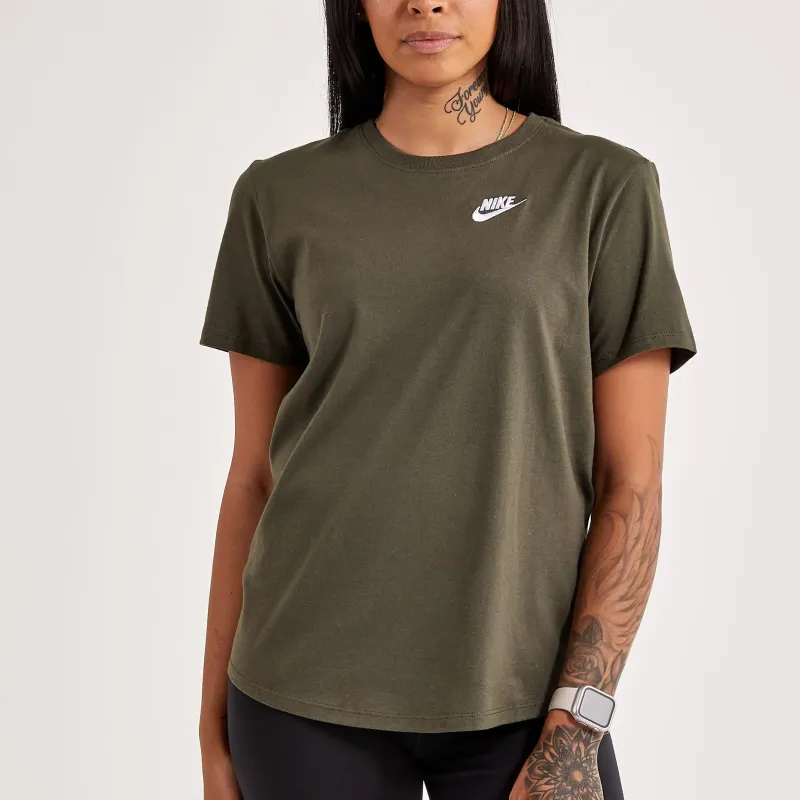 Nike Sportswear Essentials Series T-Shirt Women's Dark Green-2