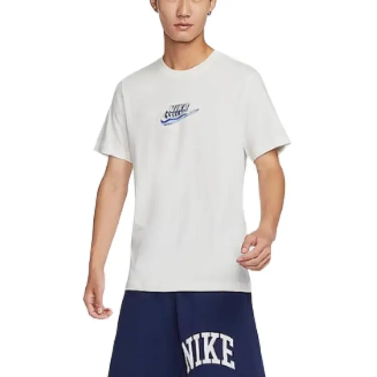 Nike T Shirts Men Sail White-2