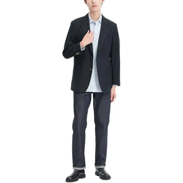 UNIQLO Jeans Men Navy Blue-3